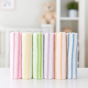 B&B - Pack of 6 Lining Face Towels