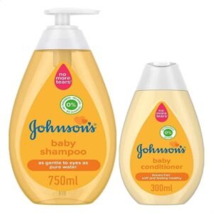 Johnson's Baby Shampoo 750ml + Baby Conditioner 300ml Set 17% off